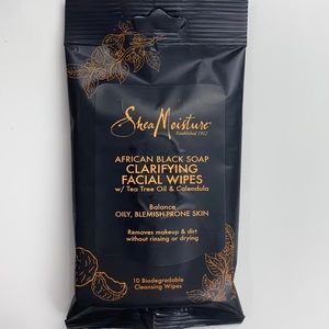 ❤️🔥10/$30❤️🔥Shea Moisture Clarifying Facial Wipes